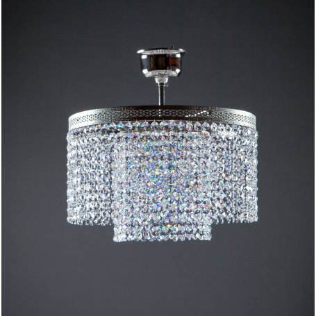 Kristalliplafondi Round, aitoa kristallia