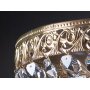 Kristalliplafondi Royal Victoria, aitoa kristallia