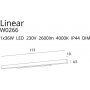 Maxlight LINEAR LED 113 cm -seinävalaisin, IP 44
