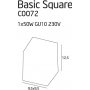 Kohdevalaisin basic I square