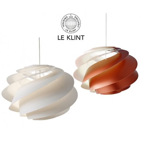 Le Klint SWIRL 1 Medium valkoinen ja kupari