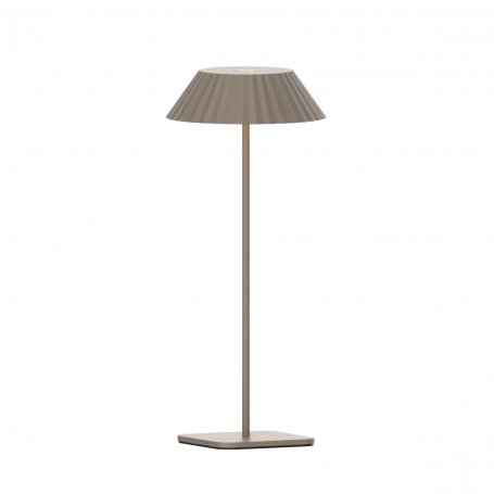 Muffin-pöytävalaisin taupe IP44